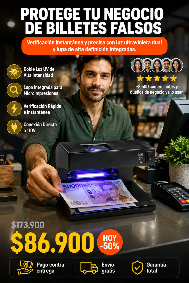 Detector de Billetes Falsos