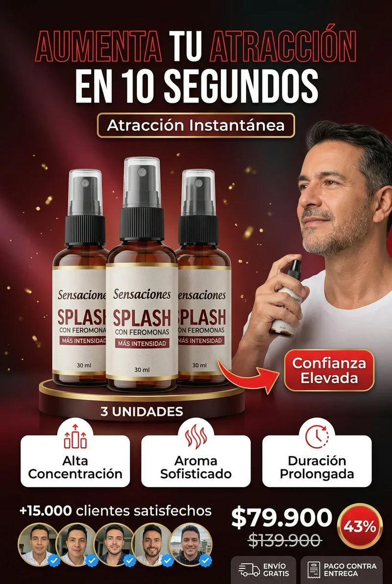 Splash Feromonas X3 Uds