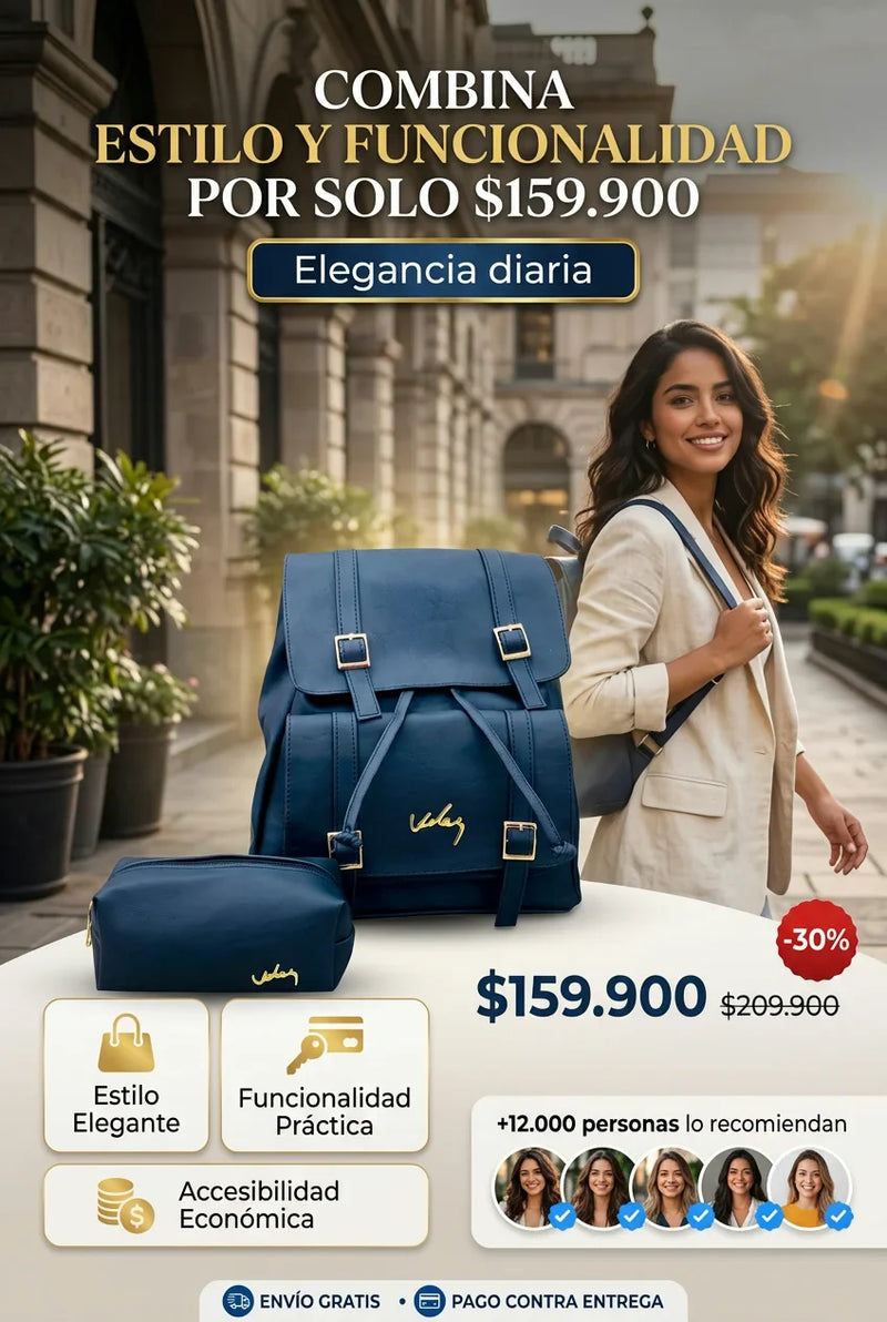 Combo morral sahara cosmetiquera vz