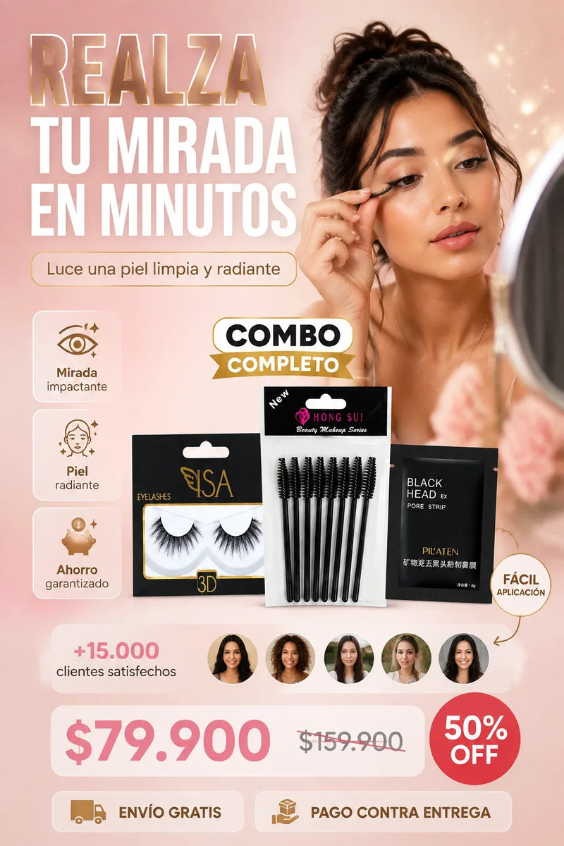 Combo Pestañas + Mascarilla de regalo